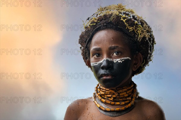 Girl with face painting