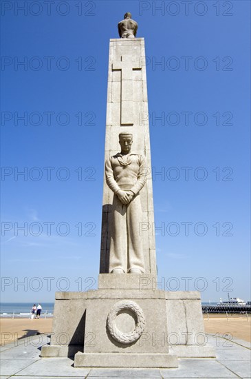 Monument for the sailors and fishermen who died at Ostend