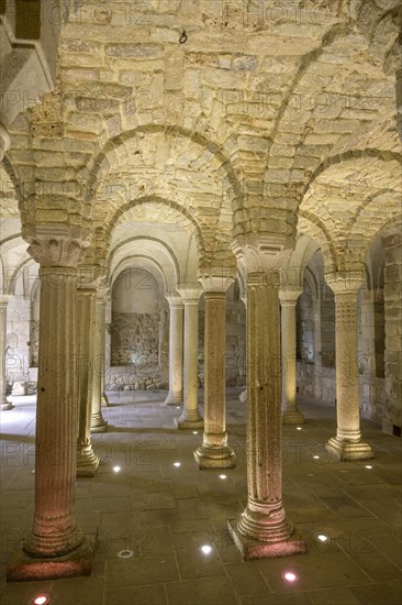 Longobard crypt in the monastery of San Salvatore di Monte Amiata