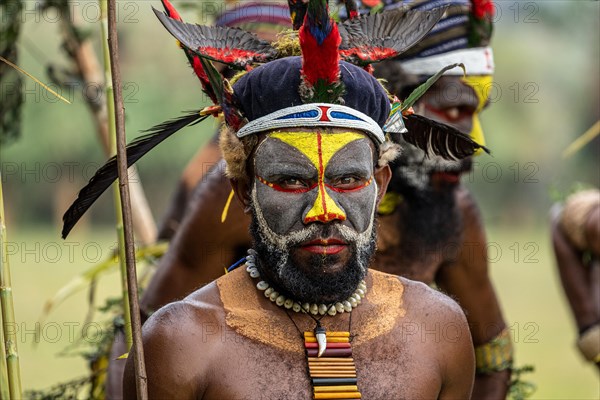 Dancers in war paint