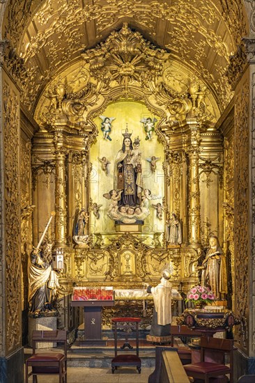Side altar of the church Igreja do Carmo