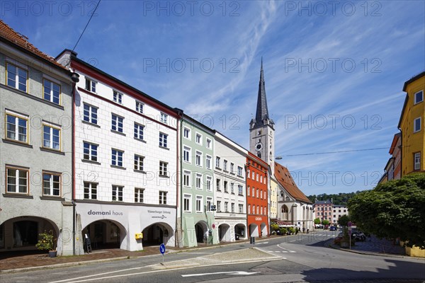 Marienplatz with pseudo-basilica Unser Lieben Frau also Church of Our Lady