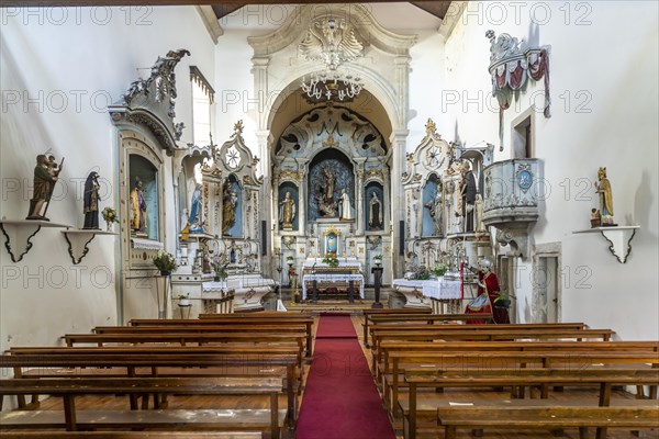 Interior of the church Convento i Igreja Senhora do Carmo in Vila do Conde