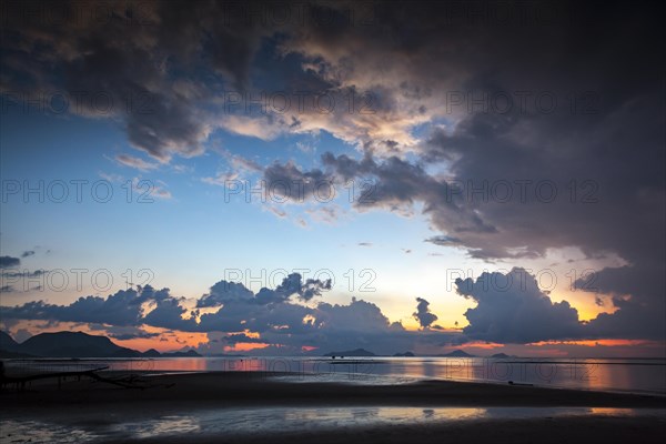 Evening atmosphere after sunset