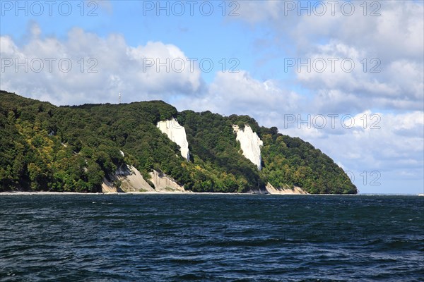 Chalk cliffs and chalk coast