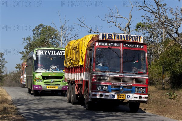 Colourful trucks