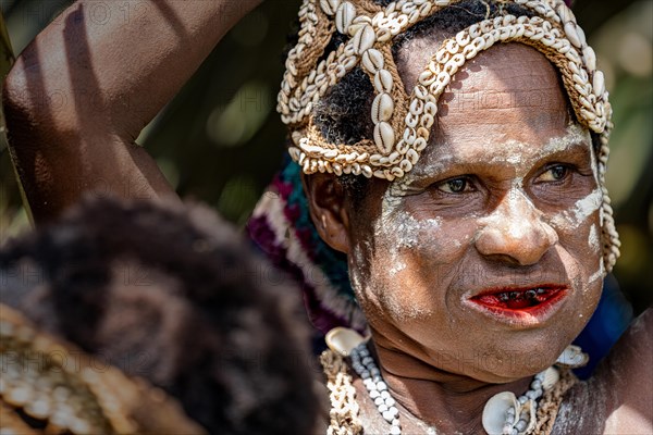 Dancer in war paint