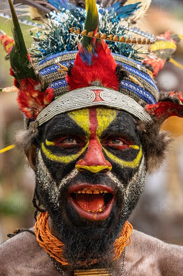 Dancers in war paint