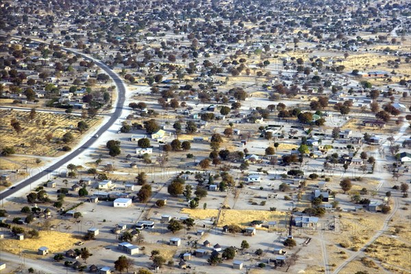 View over Maun