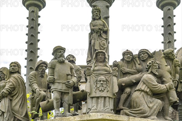 Figures of the Calvaire in the Enclosed Parish of Plougonven