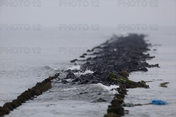 Decayed infrastructure on the island of Minsener Oog