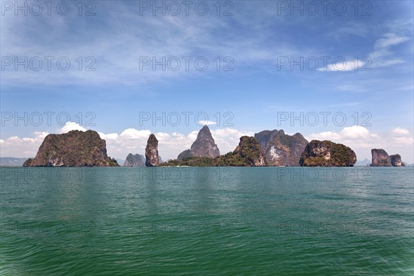 Rocks in Ao Phang Nga or Phang-Nga National Park