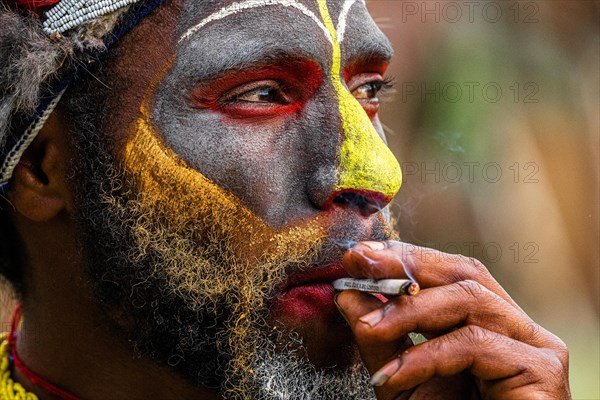 Dancers in war paint