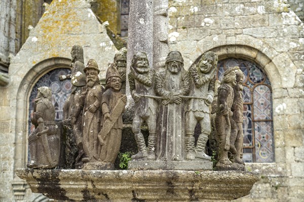 Figures of the Calvaire in the Enclosed Parish of Saint-Thegonnec