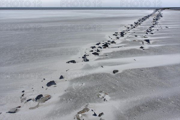 Decayed infrastructure on the island of Minsener Oog