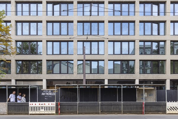 Functional new building on Oranienburger Strasse in Berlin. This was once the site of the legendary Tacheles department stores'