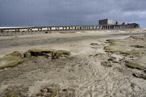 Decaying infrastructure on the island of Minsener Oog