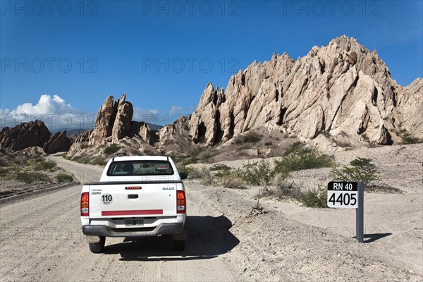 Pickup in Quebrada las Flechas Gorge