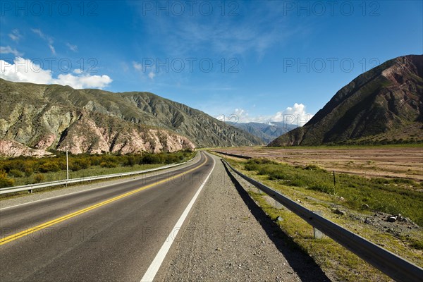 Road in the Quebrada de Humahuaca Gorge