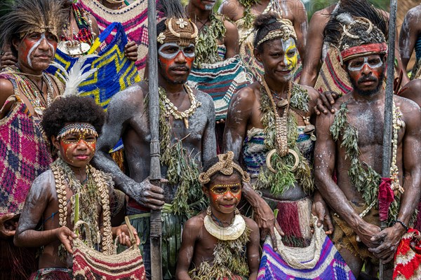 Dancers in war paint