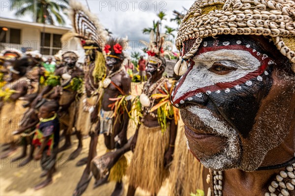 Dancers in war paint