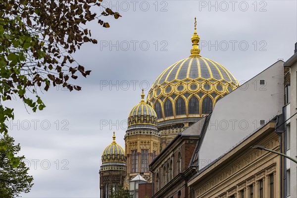 New synagogue on Oranienburger Strasse from 1866