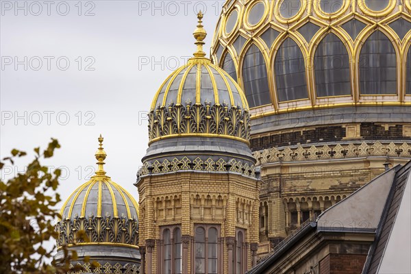 New synagogue on Oranienburger Strasse from 1866