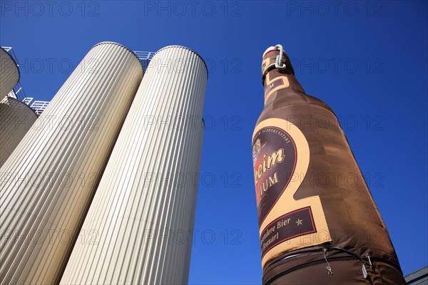 Beer storage tanks of the Leikeim brewery in Altenkunstadt