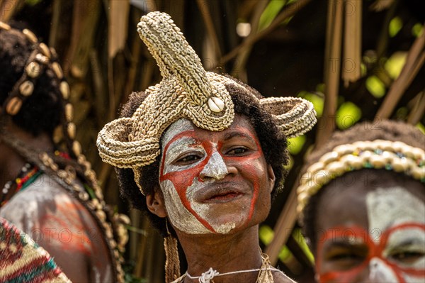 Dancer in war paint