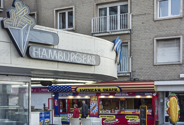 Signboard for French fries stand