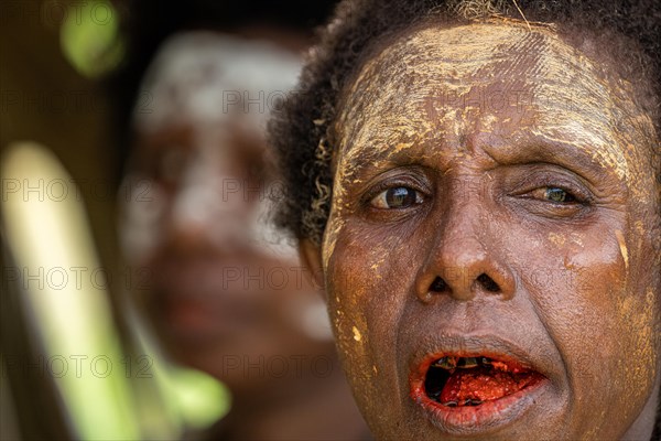 Dancer in war paint