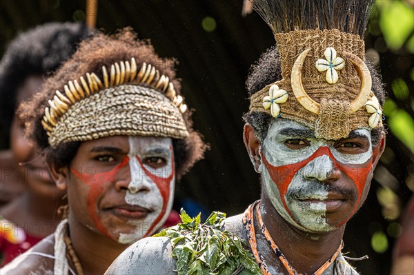 Dancers in war paint