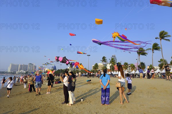 Kite Festival on Pattaya Beach