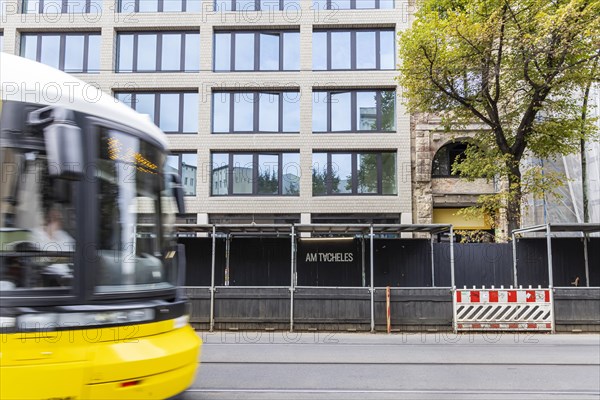 Functional new building on Oranienburger Strasse in Berlin. This was once the site of the legendary Tacheles department stores'