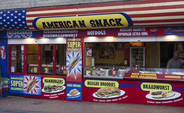 Signboard for French fries stand