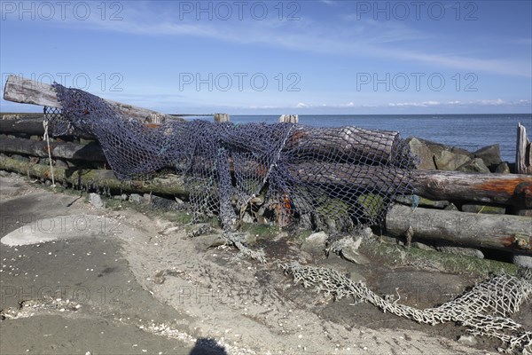 Decayed infrastructure on the island of Minsener Oog