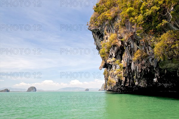 Rocks in Ao Phang Nga or Phang-Nga National Park