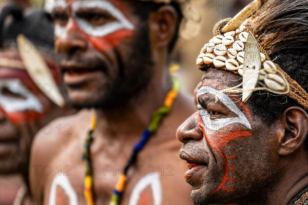 Dancers in war paint