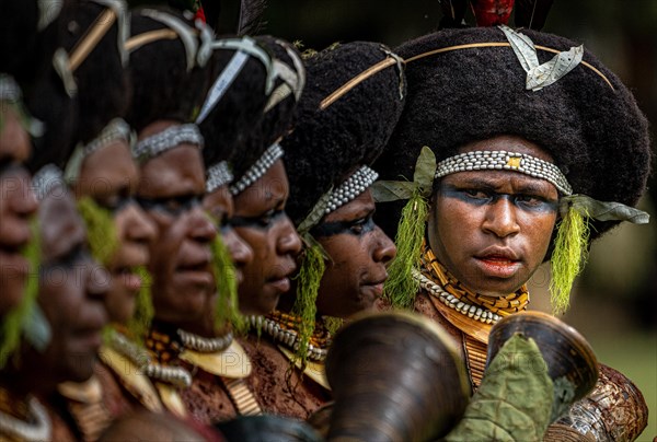 Dancers in war paint