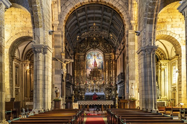 Interior of the church Igreja de Nossa Senhora da Oliveira