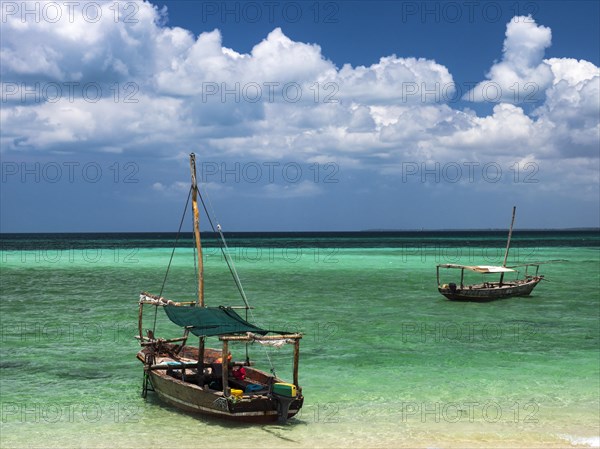 Boats in the turquoise sea