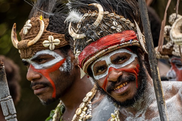 Dancers in war paint