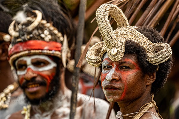 Dancers in war paint