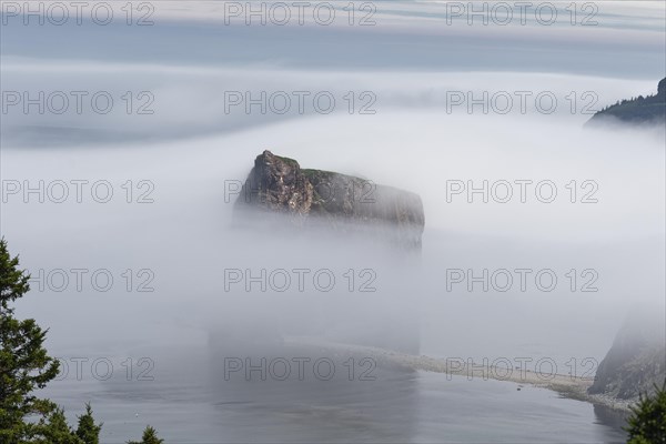 Fog at Perce Rock