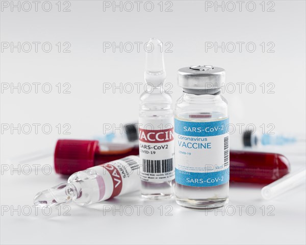 Preventive coronavirus vaccine bottles