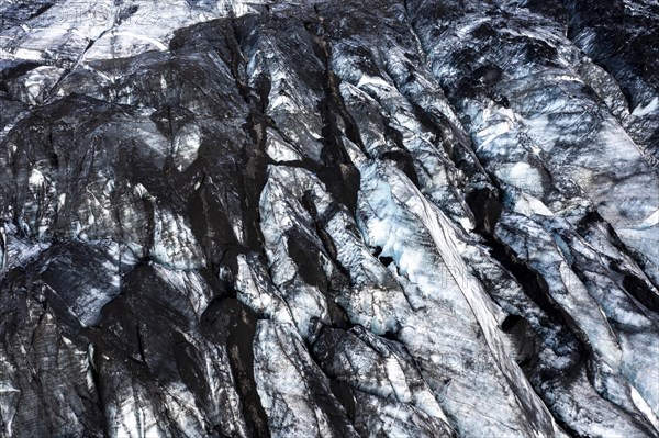 Glacier tongue and ice details