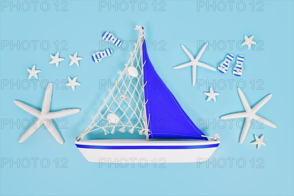 Small sailboat