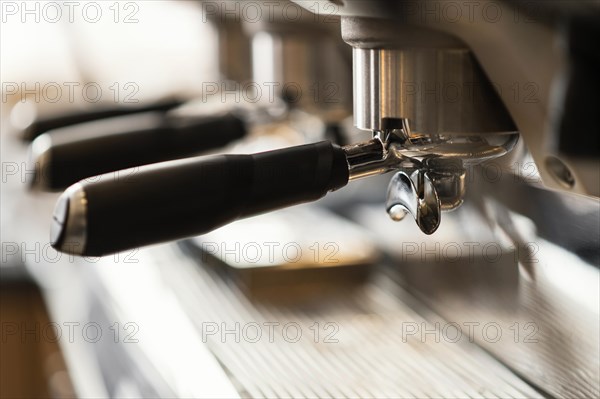 Close up coffee machine