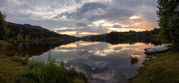 Evening atmosphere after sunset