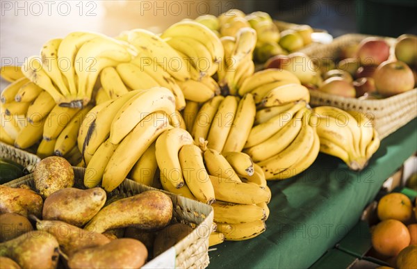 Organic fresh fruits table sale supermarket